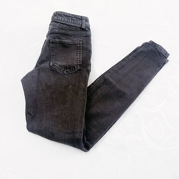 American Apparel The Pencil Jean Black Denim Jeans Size 28 - Picture 7 of 7